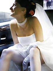 Naughty Brides upskirt photos upskirt picture