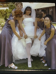 Naughty Brides upskirt photos up skirt pic