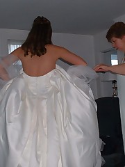 Naughty Brides upskirt photos upskirt shot