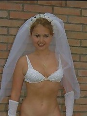 Naughty Brides upskirt photos up skirt pic