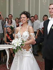 Naughty Brides upskirt photos celebrity upskirt