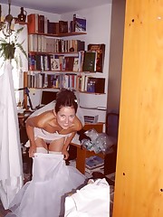Naughty Brides upskirt photos celebrity upskirt