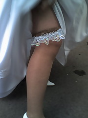 Naughty Brides upskirt photos upskirt photo