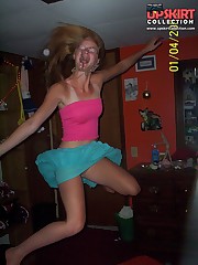 Enticing public upskirt from seducing girls teen upskirt