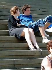 Girlfriend's up skirts, on stairs. Hot upskirt pics celebrity upskirt