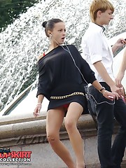 She's so naughty that...upskirts dancing celebrity upskirt