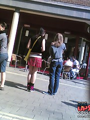 Cute teenie emo upskirted. Voyeur upskirt in public upskirt pic