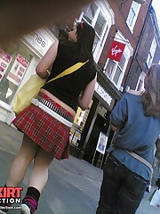 Cute teenie emo upskirted. Voyeur upskirt in public up skirt pic