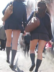 Panty up skirts asian schoolgirl. What can be hotter? upskirt pussy