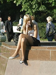 Hot upskirt hidden caught on cam in public celebrity upskirt