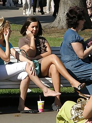 Hot upskirt hidden caught on cam in public upskirt pussy