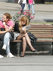 Lewd cameraman shot these sexy and funny upskirts upskirt shot