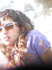 Tight butt in black sheer panties. Candid upskirt up skirt pic