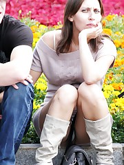 Outdoor upskirts compilation upskirt photo