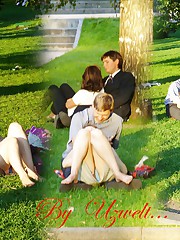 Excellent views up skirts upskirt pantyhose