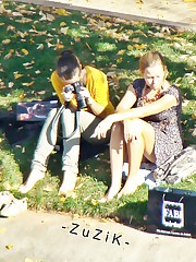 Hot photographer's sitting upskirt upskirt pic