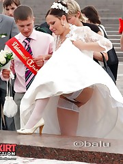 One of the hottest bride upskirts ever upskirt shot