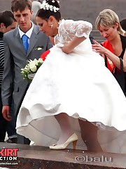 One of the hottest bride upskirts ever up skirt pic