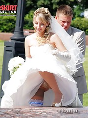 Very steamy bride upskirt pics upskirt pussy