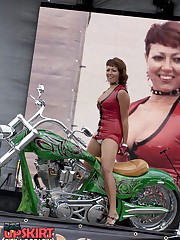 Sassy upskirt girls on bikes upskirt pussy
