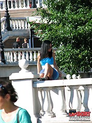 Upskirt photos of bimbos in public upskirt shot