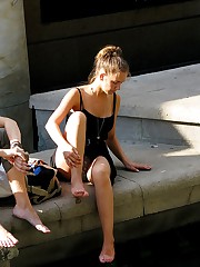 Girls dont care upskirts are seen candid upskirt