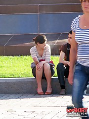 Upskirt sex girls in erotic panty upskirt pussy