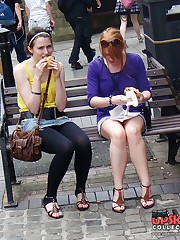 Uncovering panty upskirts on camera upskirt shot