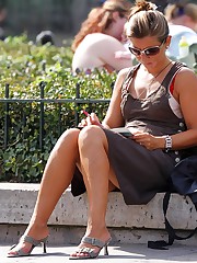 Play with nub and booty up skirt upskirt photo