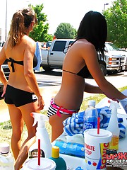 Voyeur hunter caught many bikinis teen upskirt