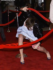 Famous upskirts on paparazzi shots candid upskirt