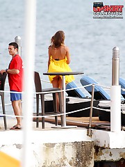 Famous upskirts on paparazzi shots upskirt photo