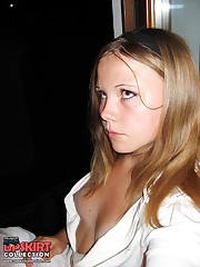 Babes squeezing tits downblouse bras upskirt shot