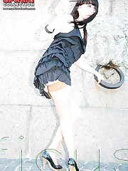 Girls upskirts hunted in the streets upskirt shot