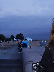 Upskirt babes also showing the boobs upskirt pussy