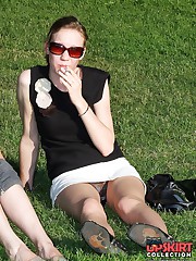 Up skirt adult scenes shot in public upskirt pussy