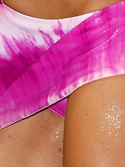 Slide hand up skirt for nub worship upskirt pic