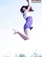 Babes flash nude tits and upskirts upskirt shot