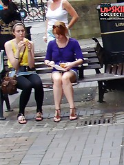 Ass up skirt that needs hot licking upskirt shot