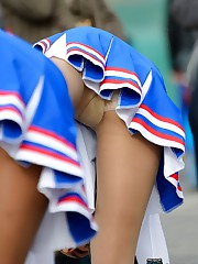 Sexy back view with nasty upskirts upskirt shot