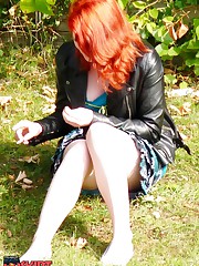 Hottest upskirt white panty on butt upskirt picture