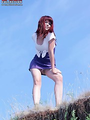 Secret spying of amateur up skirts upskirt pantyhose