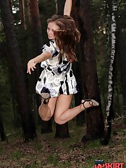 Shameless downblouse and upskirt celebrity upskirt