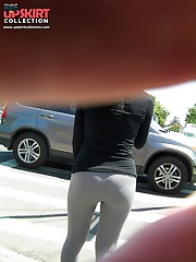 Tight ass jeans girls shot in public upskirt shot