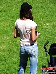 Exclusive amateur tight jeans asses upskirt pic