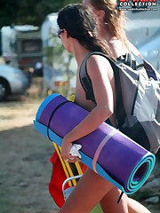 Hot teenage nudism for all the fans upskirt shot