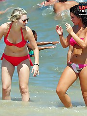 Big and petite bikini women on cam upskirt picture