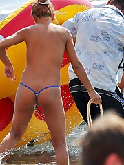 The real fest of hot bikini booties teen upskirt