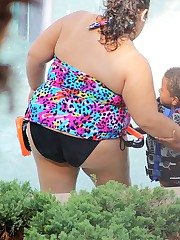 Tits in bikinis sexily bouncing celebrity upskirt