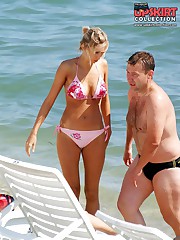 Hot bikini panties on round butts celebrity upskirt